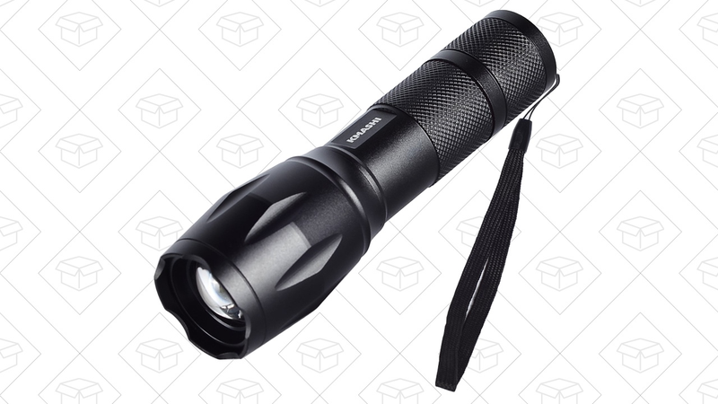 KMASHI Cree T6 Flashlight, $8 with code NDJ9SWWI